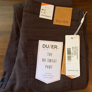 DUER - NO SWEAT PANT SLIM STRAIGHT - SEAL